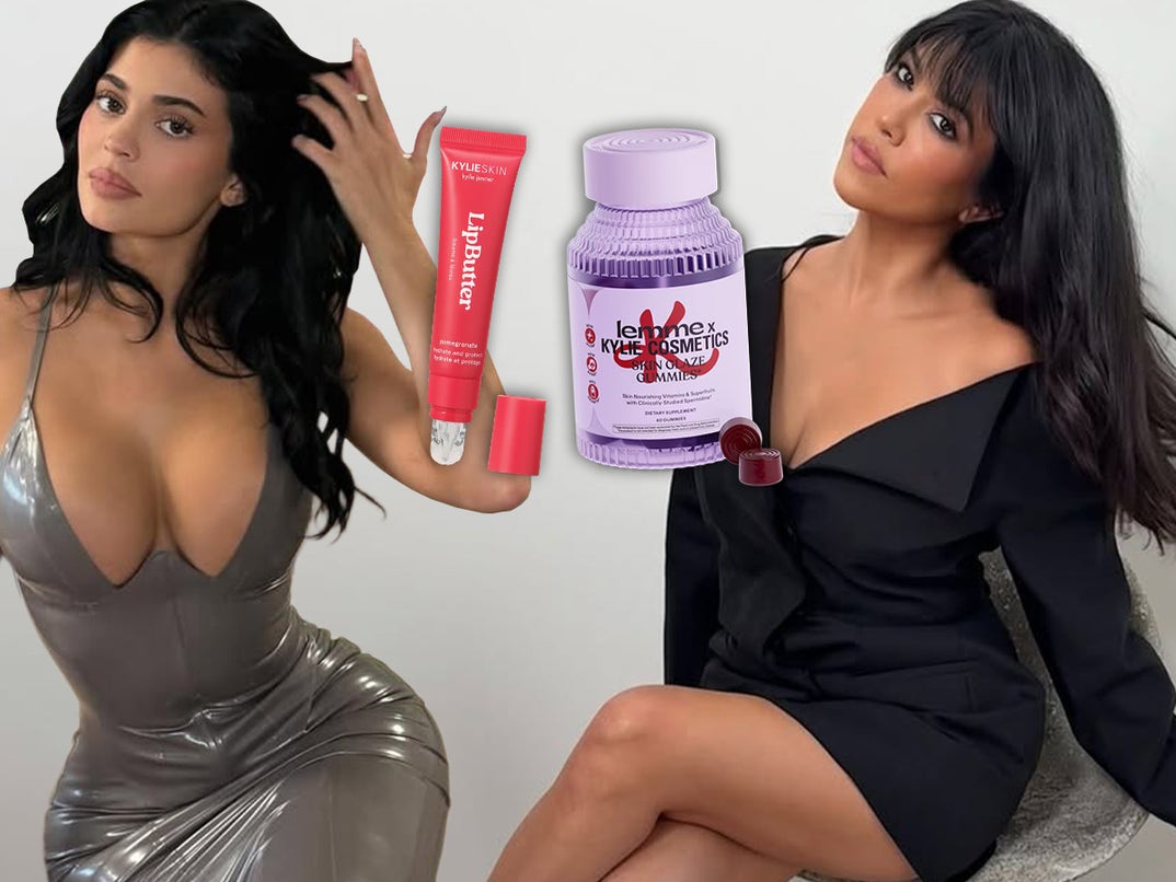 Sisters Kylie Jenner and Kourtney Kardashian dropped a limited‑edition Lemme x Kylie Cosmetics Skin Glaze Gummies. The beauty‑meets‑wellness gummy is made with skin‑boosting ingredients like spermidine, pro‑retinol, and pro‑collagen vitamins. This was launched alongside Kylie’s new Pomegranate Lip Butter (which the Gen-Z girlies love) as part of a joint campaign celebrating inner and outer glow!