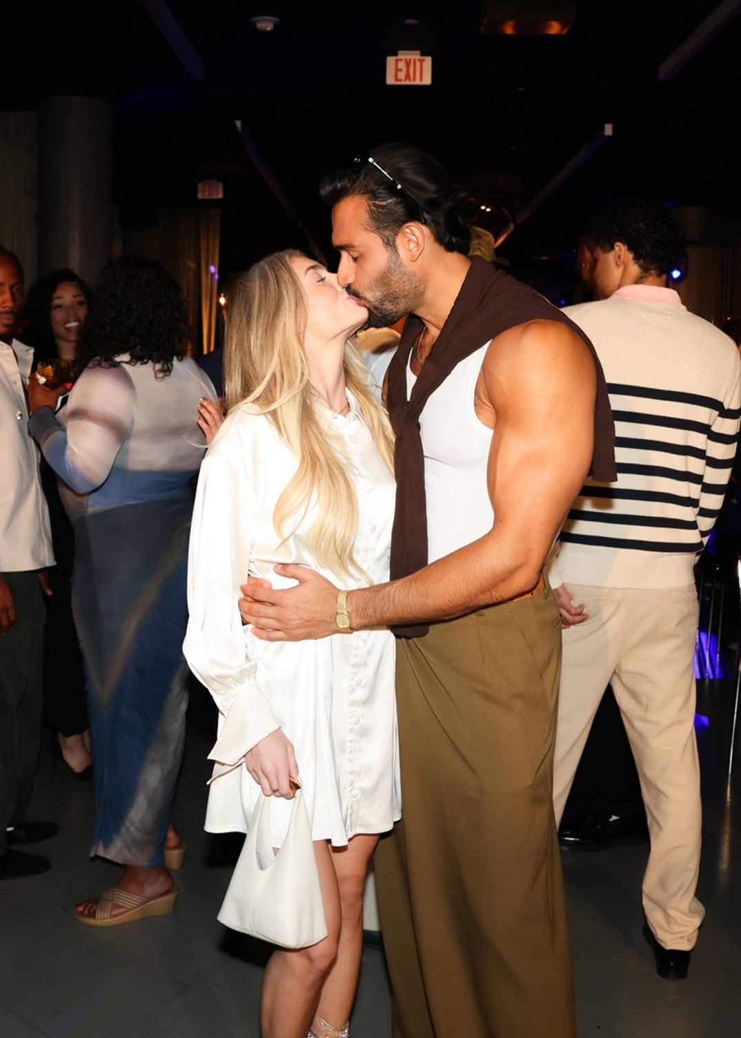 Sam Asghari and gf Brooke Irvine