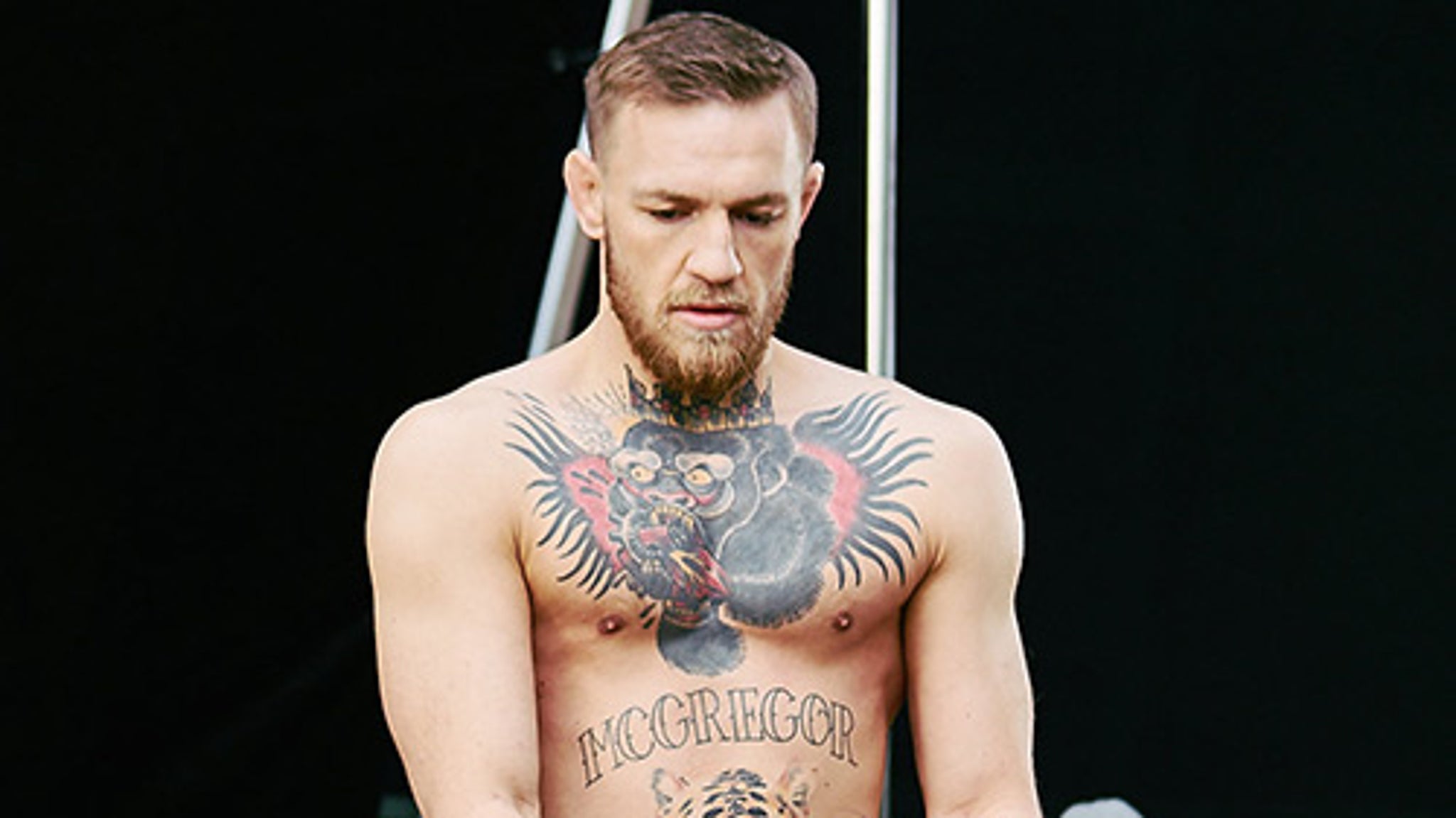 Conor McGregor Goes Stark Bullock Naked  On a Horse