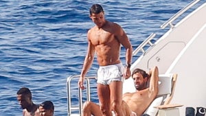 Cristiano Ronaldo's Musclebound Yacht Party, Must Be Shredded to Ride!