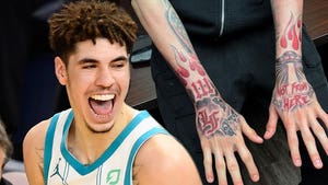 LaMelo Ball Gets New Hand Tattoos, 'Not From Here'