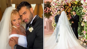 Britney Spears and Sam Asghari's Wedding Photos, Bride Wears White and Red