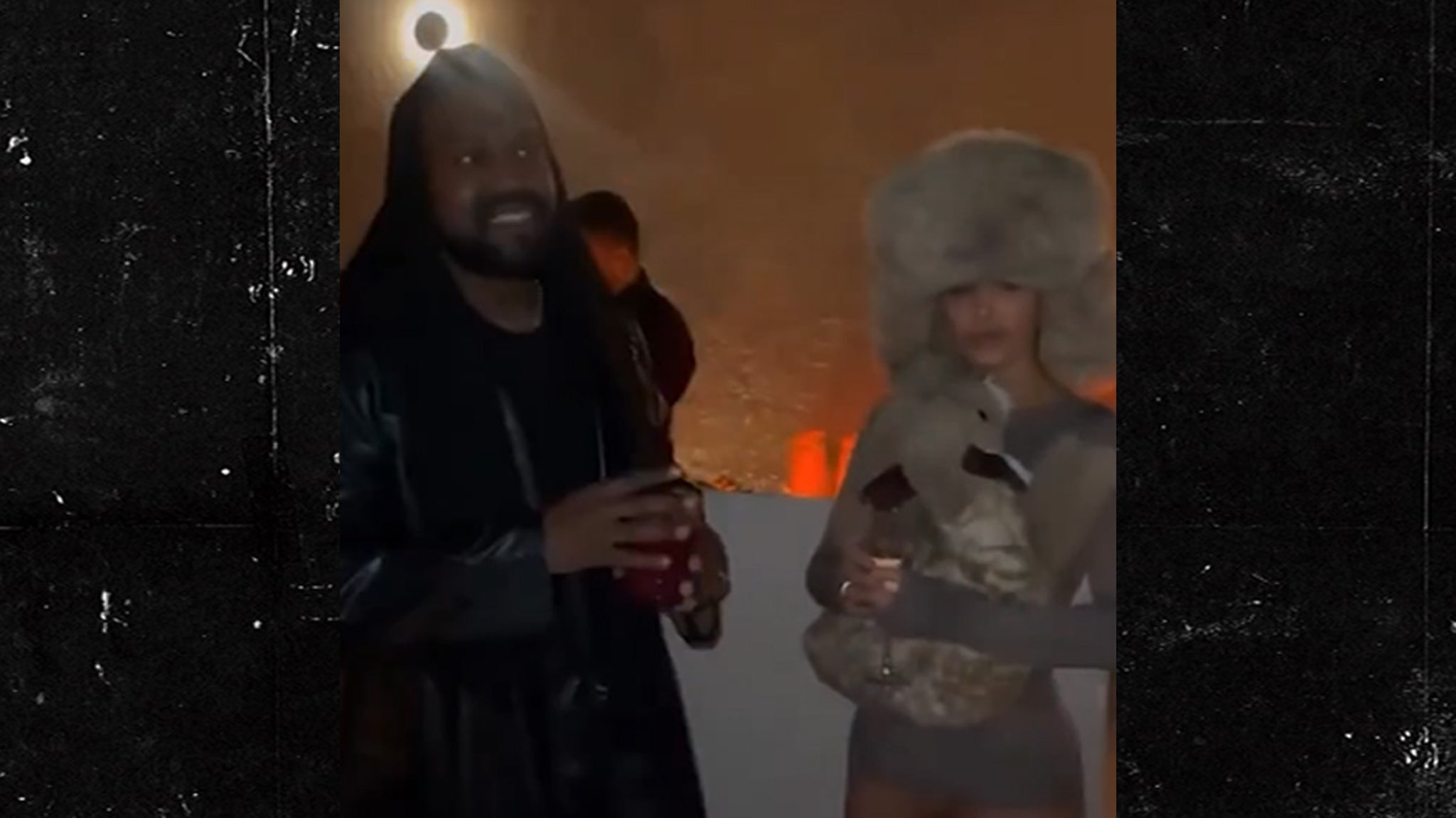 Kanye West und Bianca Sensori besuchen eine Veranstaltung in Dubai mit großen Stofftieren