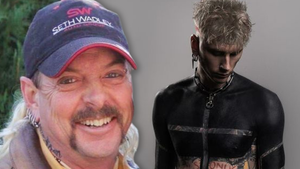 Joe Exotic Publicly Thirsts Over Machine Gun Kelly's New Blackout Tattoo