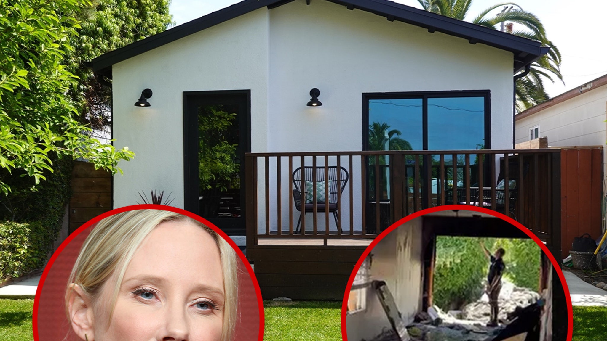 House where Anne Heche crashed a car fully restored and for sale