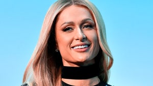 paris hilton smile pose