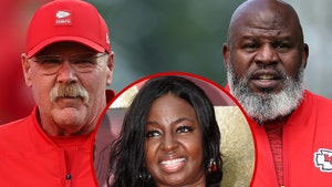 andy reid, mia bieniemy and eric bieniemy getty