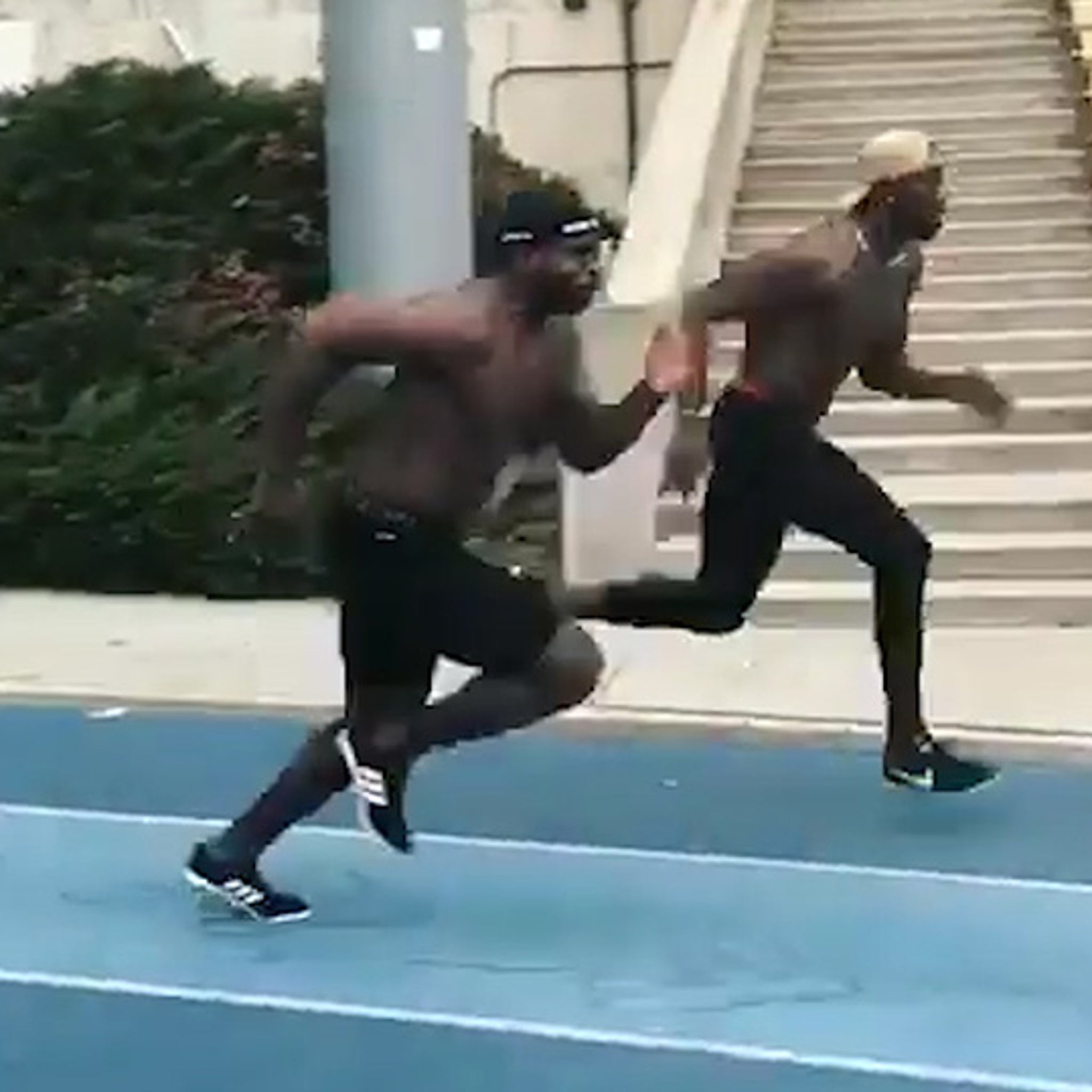 Terrell Owens Smokes P.K. Subban In Race At UCLA