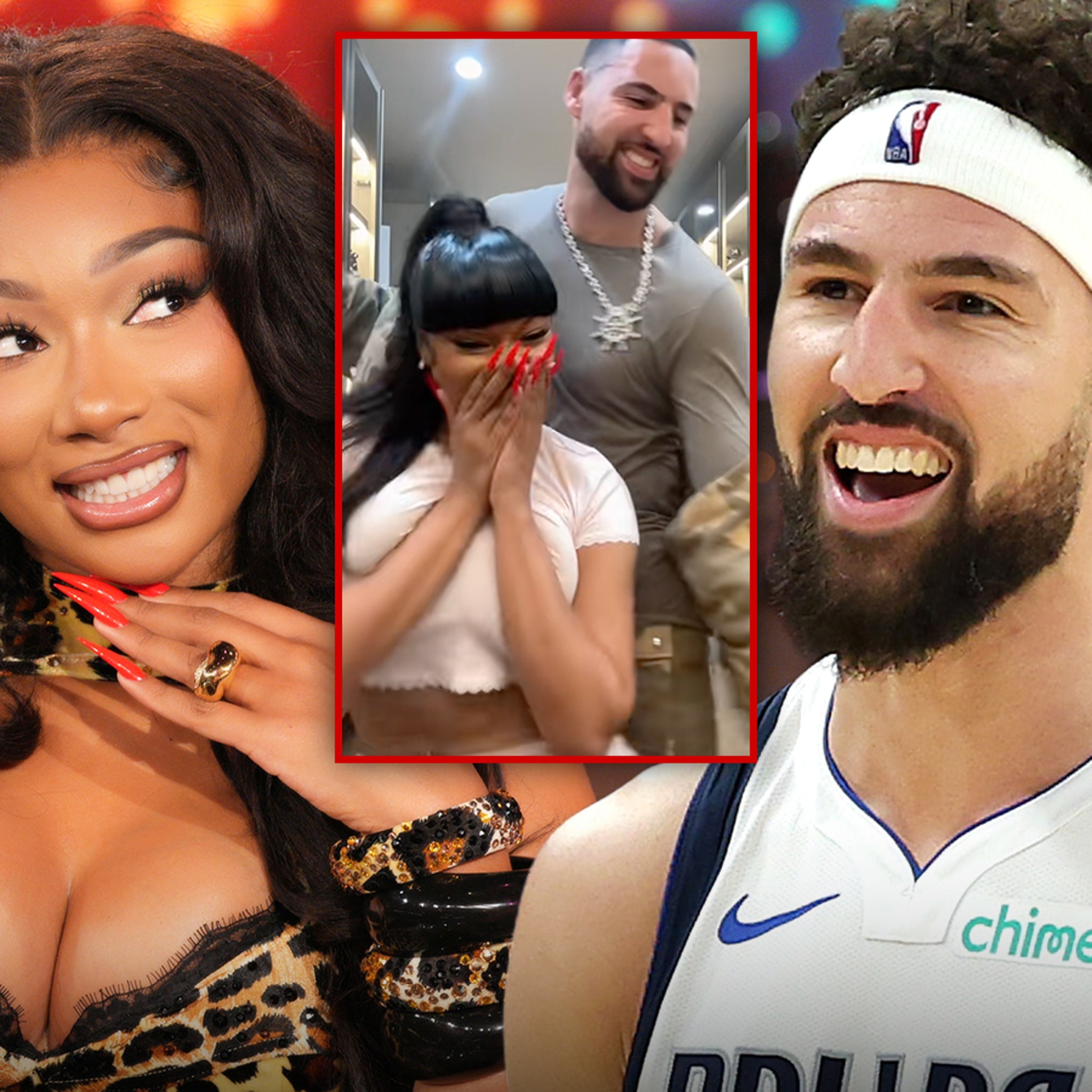 Megan Thee Stallion Shakes Off Breakup Rumors By Twerking on Klay Thompson