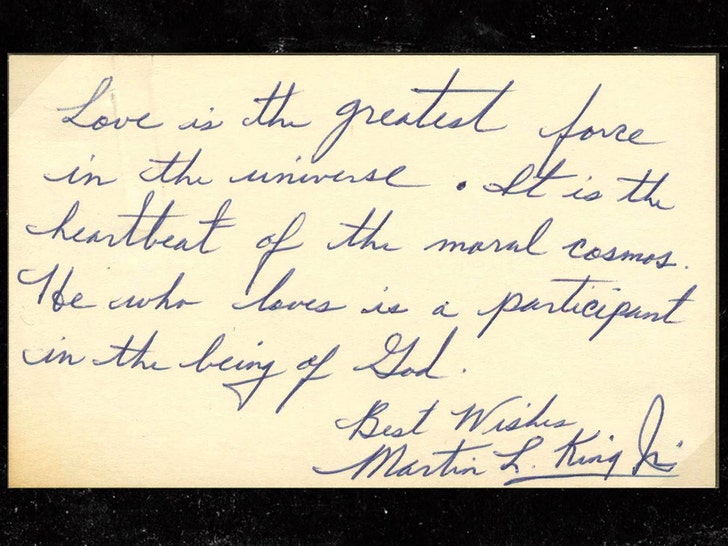 Newly discovered Martin Luther King Jr. love note selling for $42,000