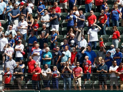 Texas Rangers Crowd Masks 1