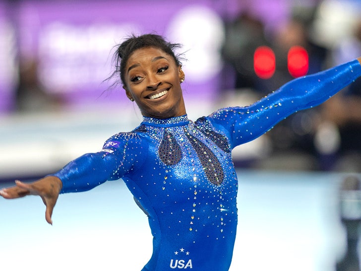 Simone Biles Wins Sixth All-Around Title, Becomes Most Decorated