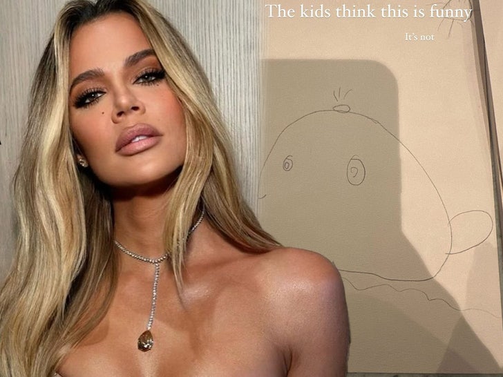 Khloe Kardashian jure que sa fille la tourmente avec des baleines pour s'amuser