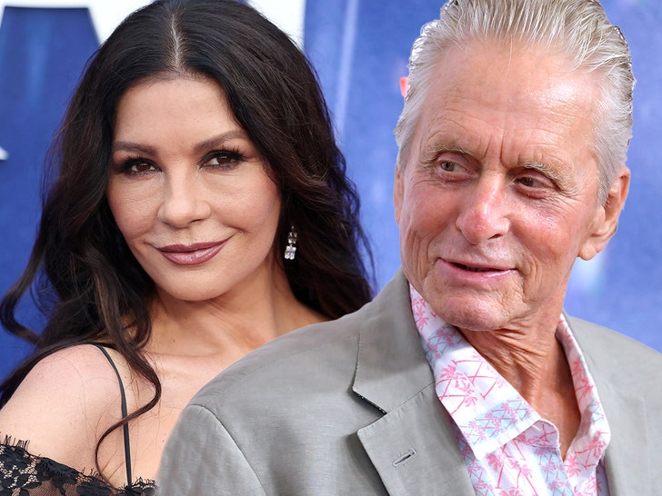 Catherine Zeta-Jones e Michael Douglas