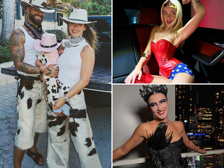 Stars Go All Out in Halloween Costumes as October Comes to an End