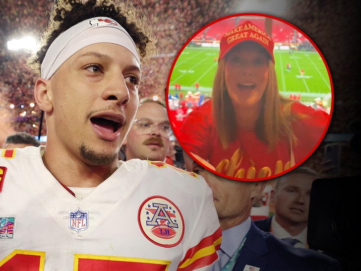 Patrick Mahomes’ Mom Supports Trump At Chiefs Game, Wears MAGA Hat