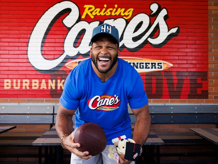 Aaron Donald Hits Up Raising Cane's