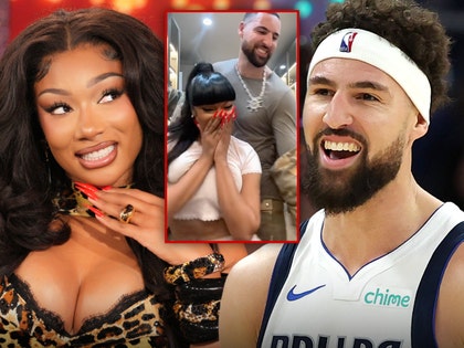 megan thee stallion klay thompson main getty tiktok composite