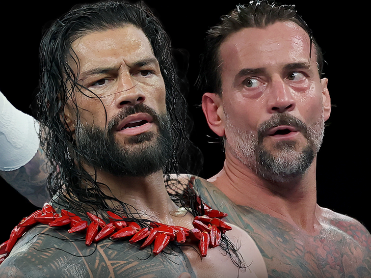 cm punk roman reigns main getty