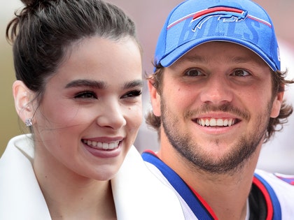 Hailee Steinfeld and josh allen getty comp