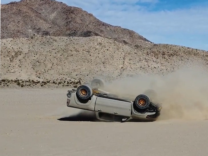 Ex UFC Star Brendan Schaub Flips Truck Off Roading Scary Crash