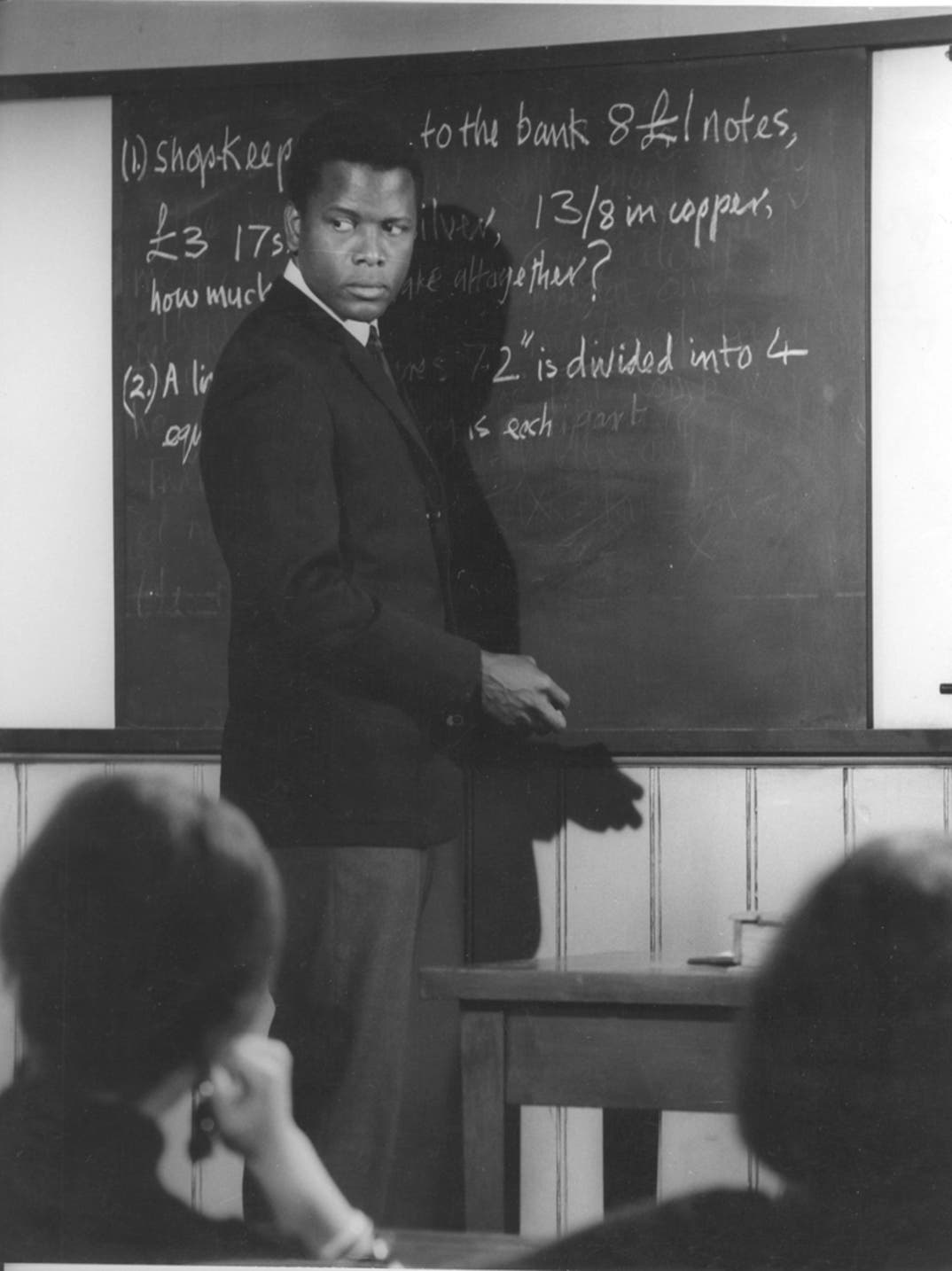 Sidney Poitier in To Sir, with Love
