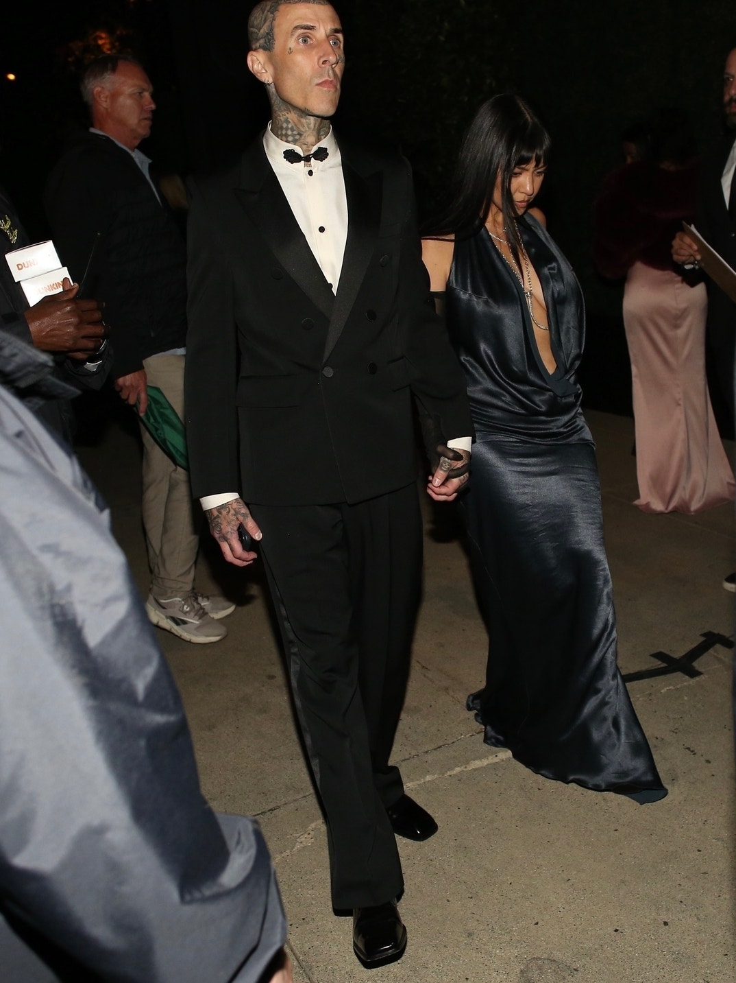 Kourtney Kardashian and Travis Barker