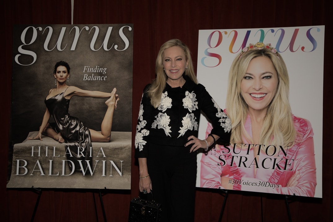 RHOBH’s Sutton Stracke attends the Gurus Media GURUtine’s Luncheon during NYFW at Maison Close in New York City.