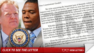 Congress to NFL -- Stop BS'ing America ... Come Clean On Ray Rice Tape