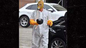 Howie Mandel Arrives to 'AGT' Wearing Hazmat Suit, Gas Mask