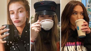 Babes Sippin' Coffee -- Espres-So Hot!