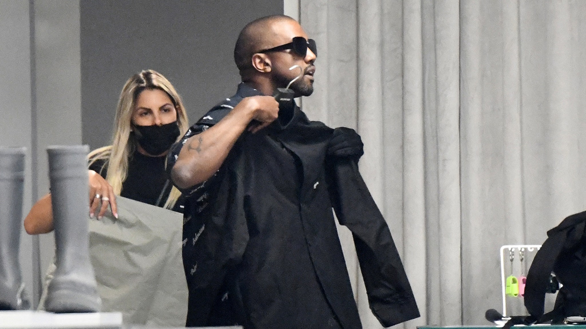 Kanye West hits Balenciaga ahead of NYE Bash Parties at Diddy’s Home thumbnail