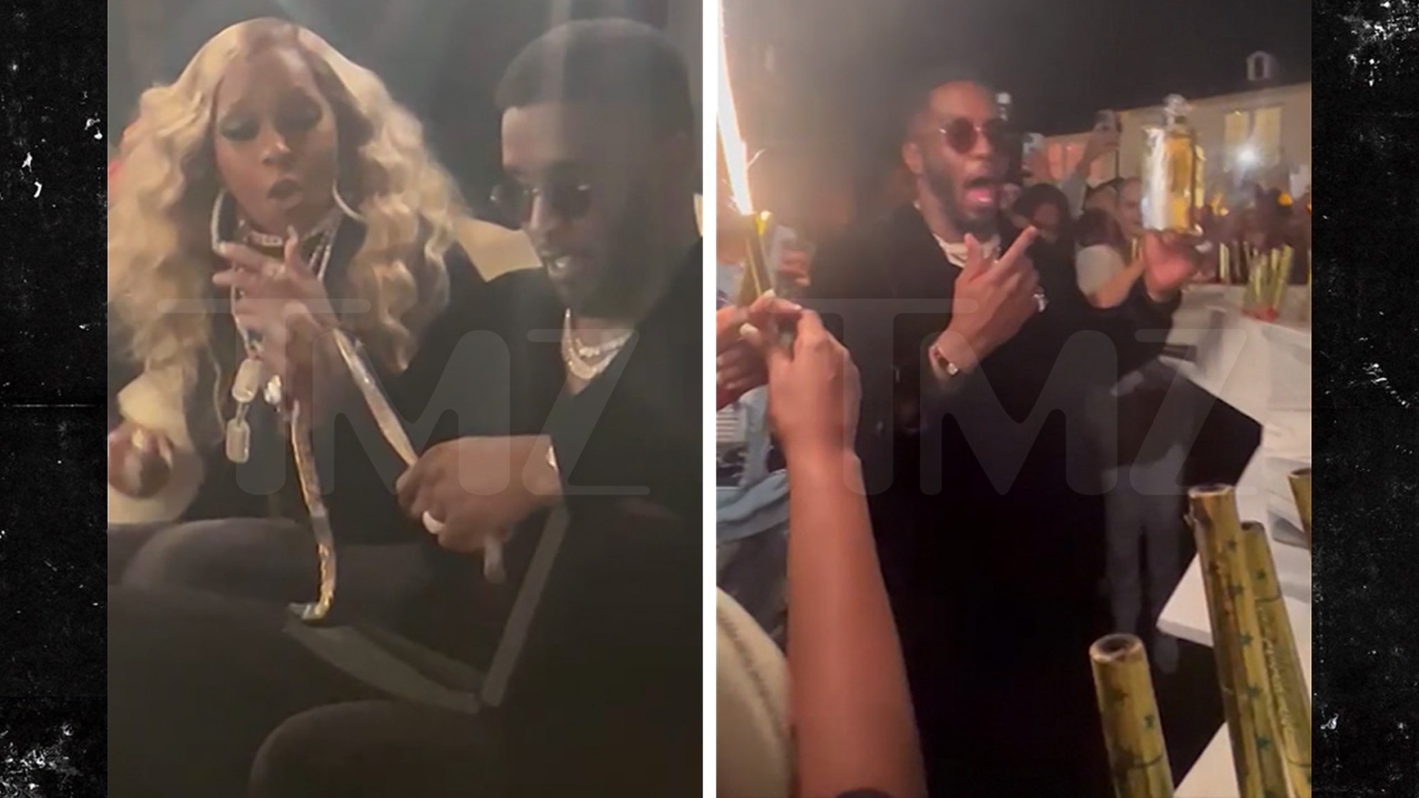 Diddy s 53rd Birthday Party Draws Jay Z Mary J Blige Travis Scott