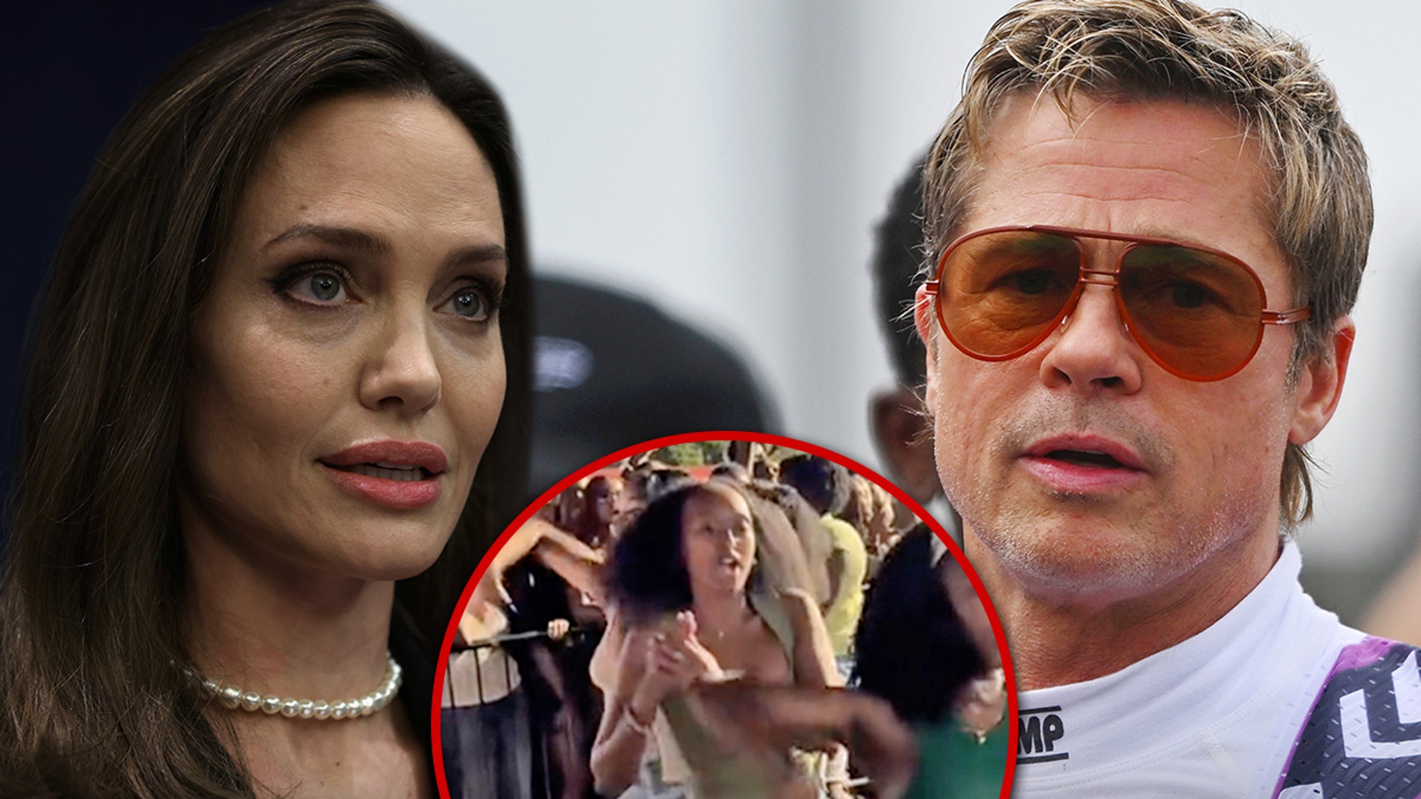 Putri Angelina Jolie dan Brad Pitt, Zahara, memamerkan gerakan tariannya saat tamasya saudara perempuannya