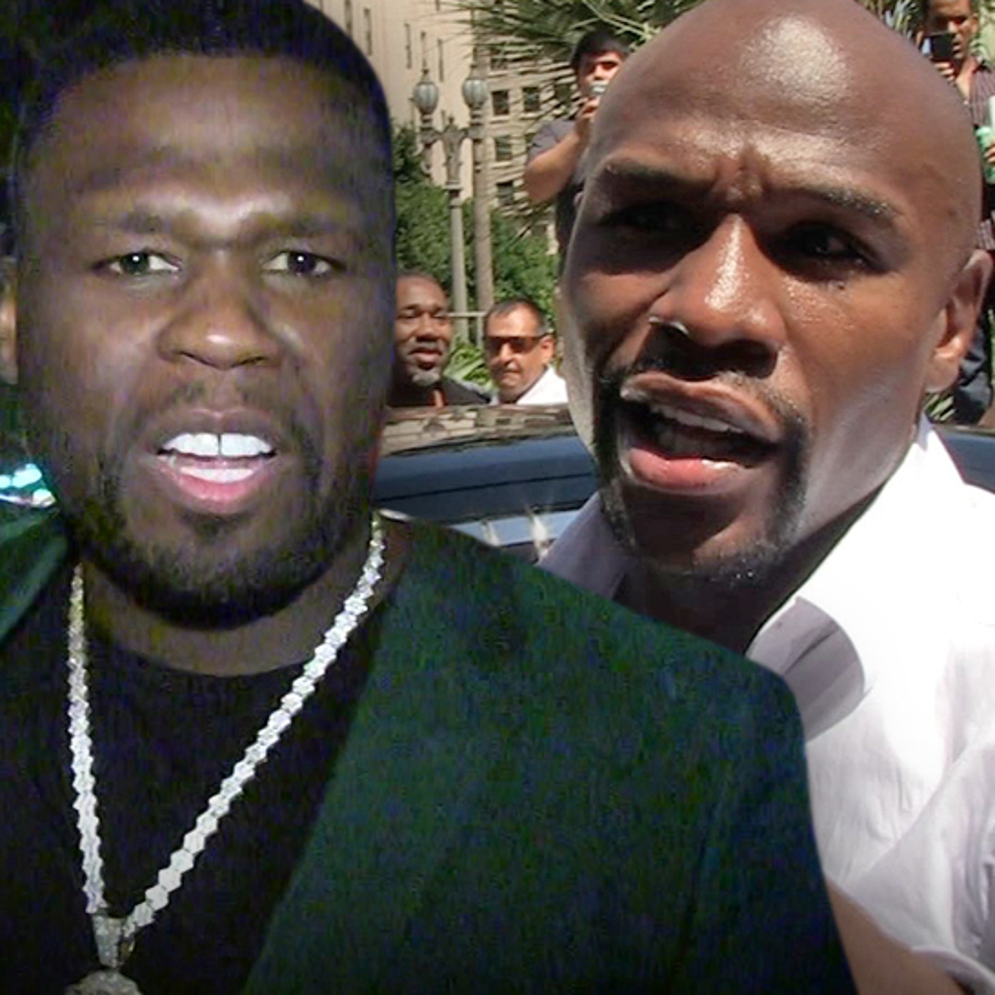 50 Cent Rips Floyd Mayweatheru0027s New Fight, u0027Champ Fighting a Uber 