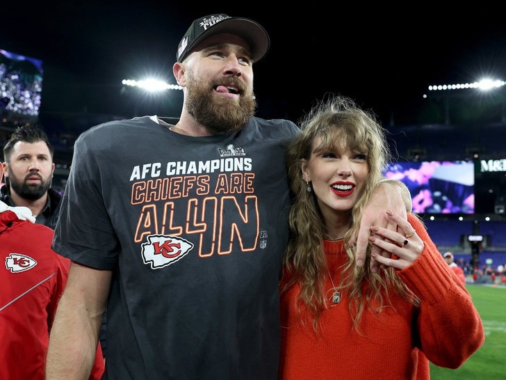 Taylor Swift Kisses Travis Kelce After Chiefs Win
