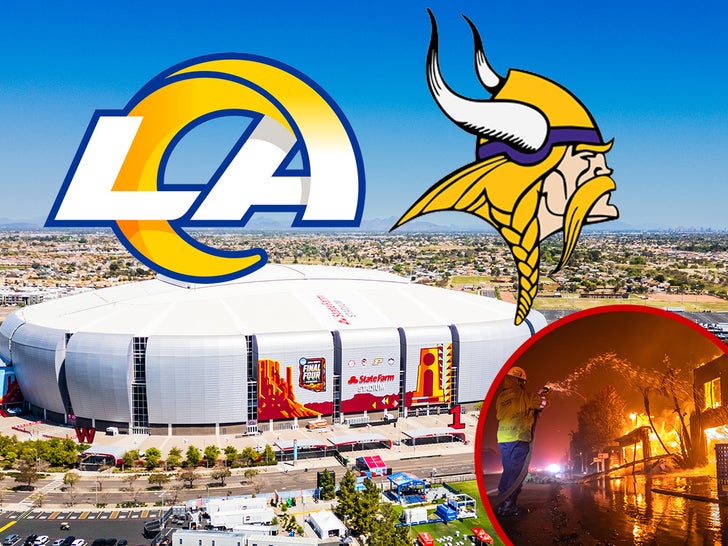 rams vikings game movved to arizona