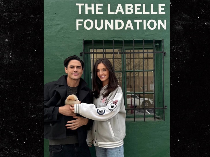 Tom Sandoval, Laura Labelle and Victoria Lee Robinson at the Labelle Foundation