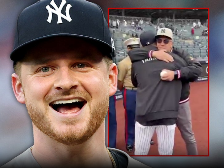 Clark Schmidt dad yankees main getty x composite