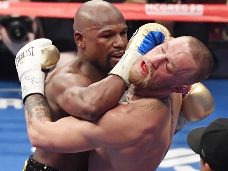 Floyd Mayweather vs. Conor McGregor -- The Fight Photos