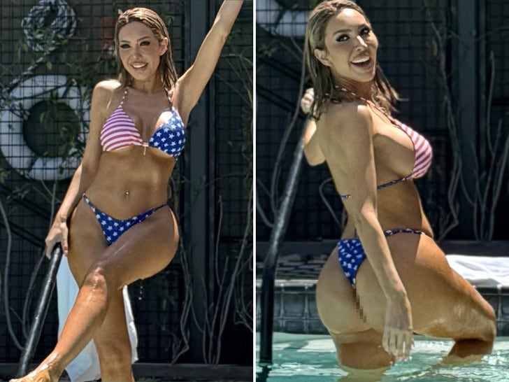 Farrah Abraham Slips Into Teeny Tiny American Flag Bikini
