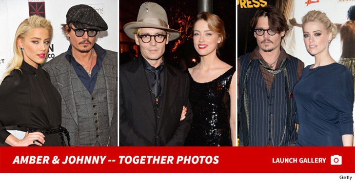 Johnny Depp and Amber Heard Photos