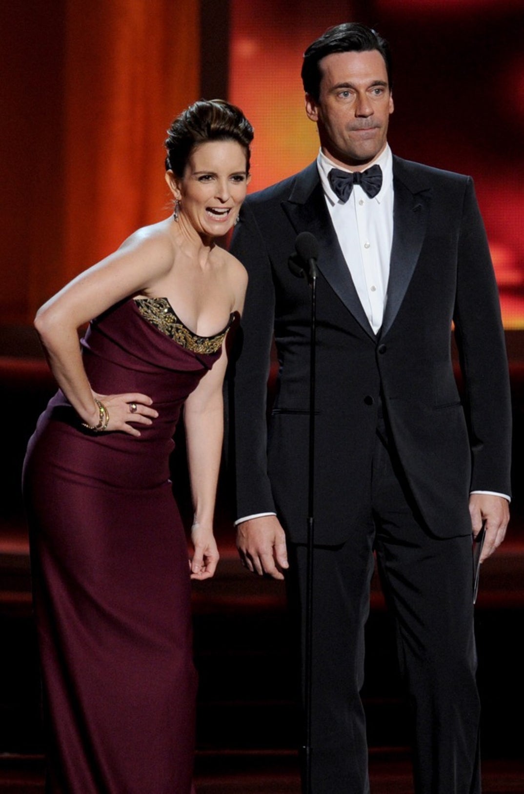 Tina Fey and Jon Hamm -- 64th Annual Primetime Emmy Awards