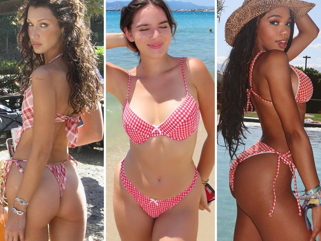 Bella Hadid vs. Natalie Noel vs. Teala Dunn -- Gingham Girlies Edition