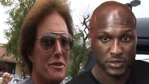 Bruce Jenner & Lamar Odom -- Best Buds in Malibu