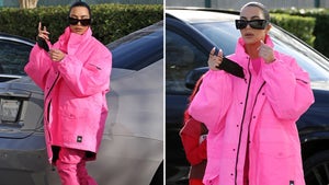 Kim Kardashian is Pretty in Pink Amid Kanye West Drama
