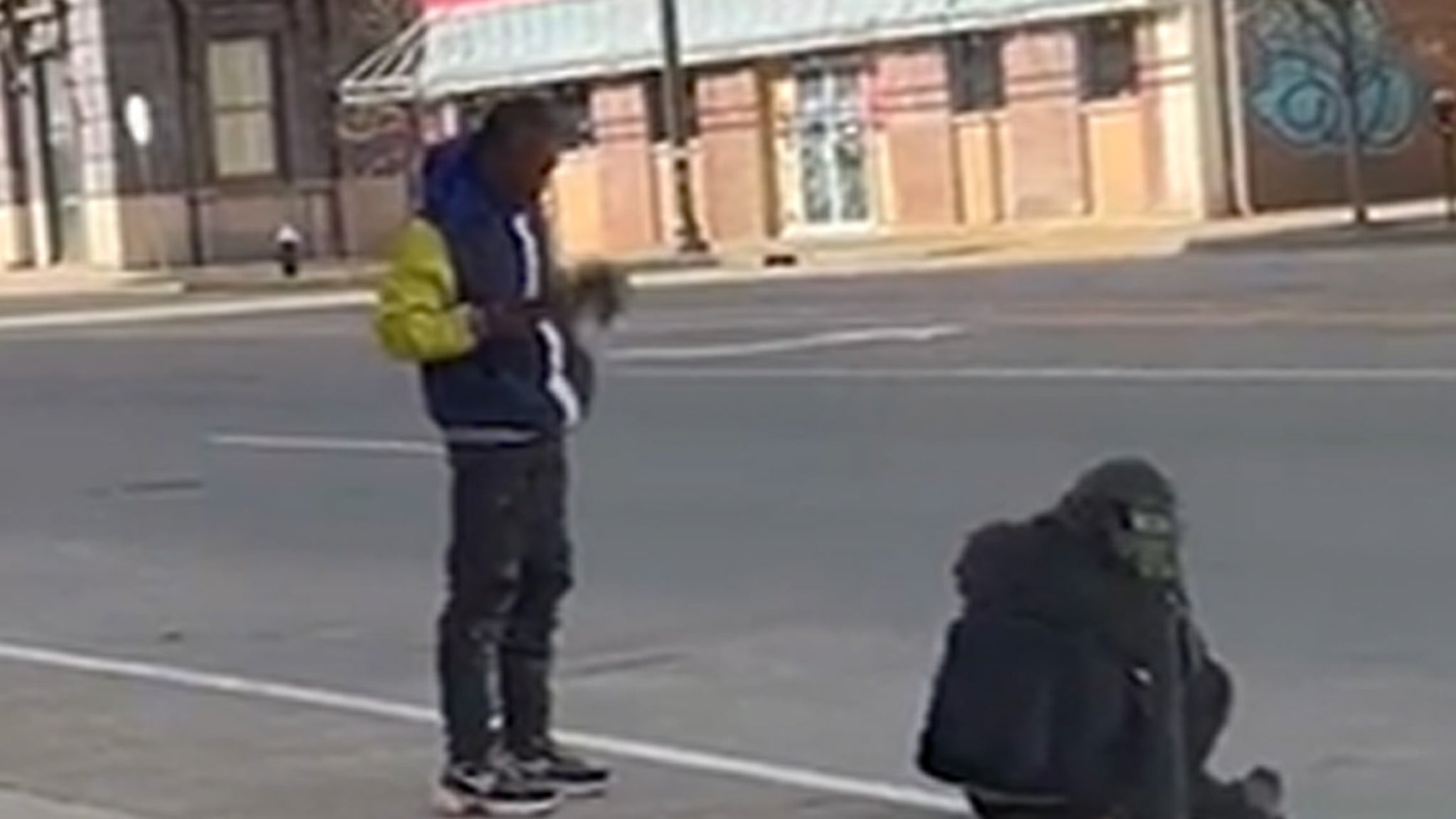 Shocking Video Shows Moment Gunman Executes Homeless Person
