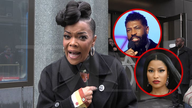 Yvette Nicole Brown Says ‘ICE Out’ Is Way More Important Than Nicki Minaj’s Politics Yvette Nicole Brown Says ‘ICE Out’ Is Way More Important Than Nicki Minaj’s Politics