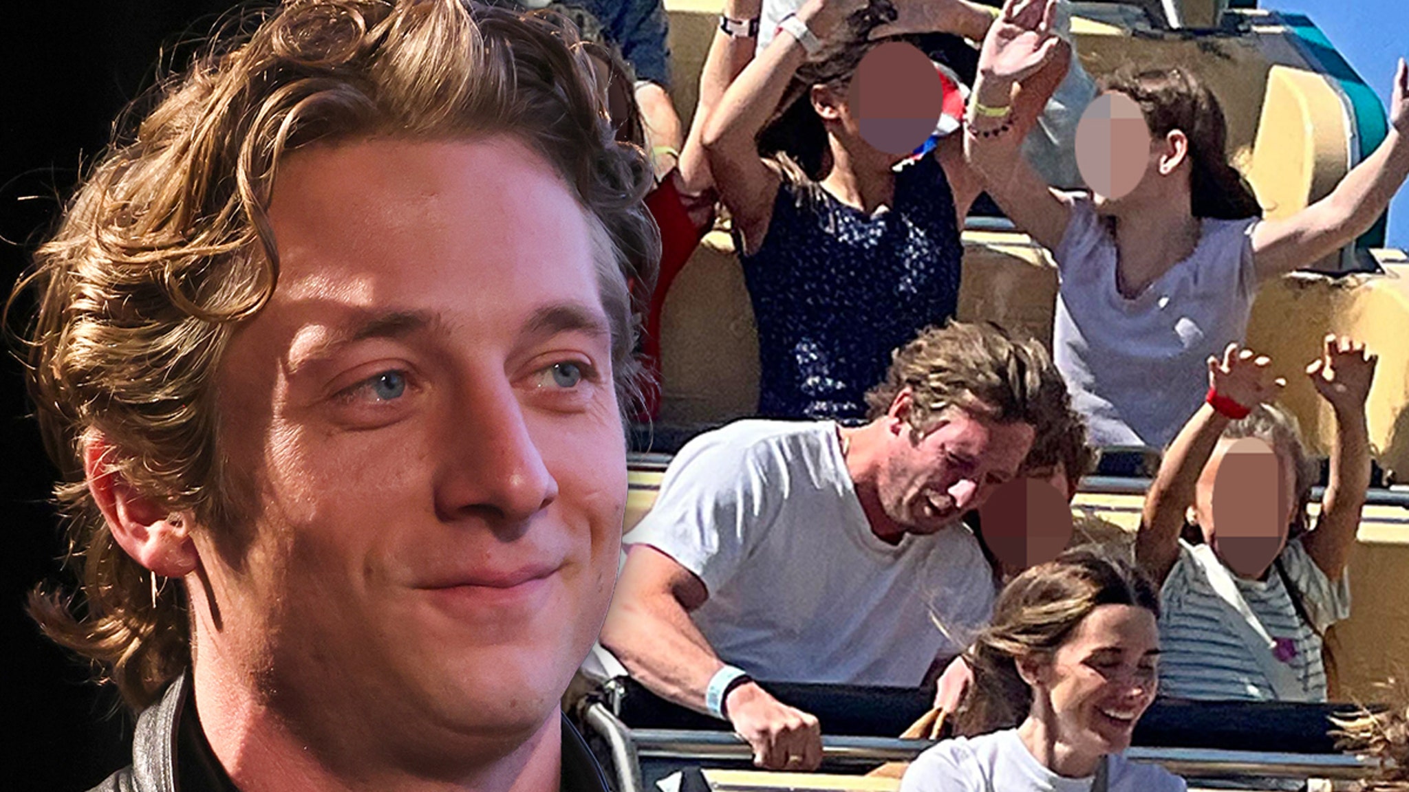 Jeremy Allen White Takes Kids on Ride at L.A.-Area Fair