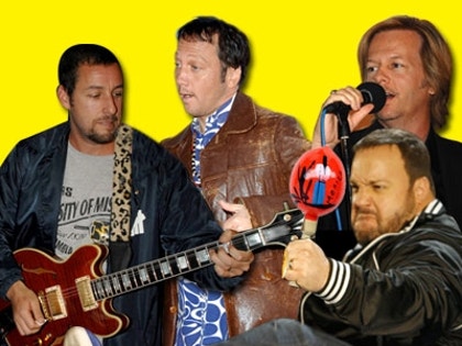 Adam Sandler, Rob Schneider, David Spade, and Kevin James